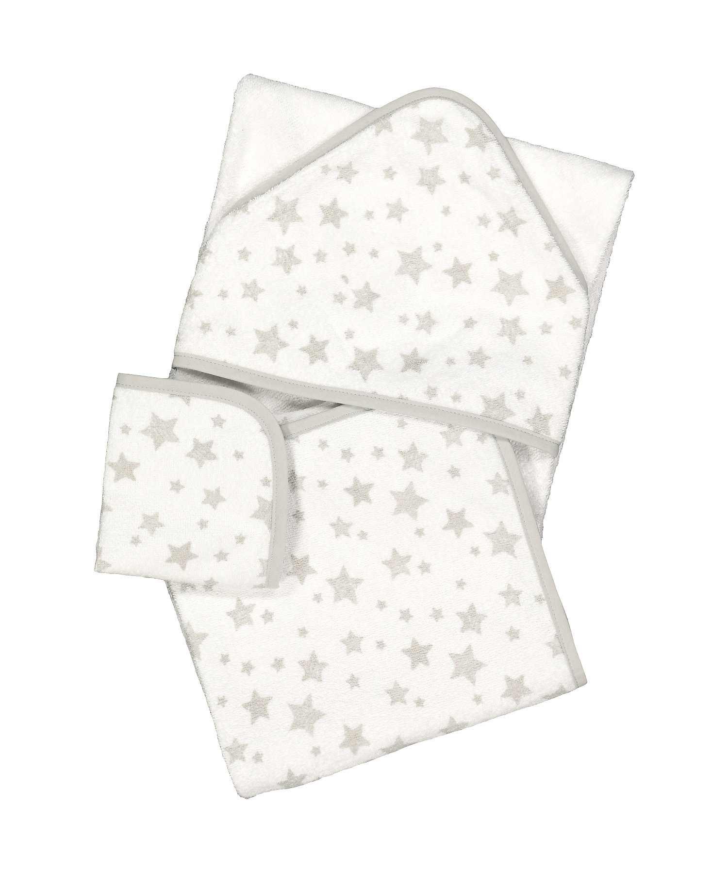Mothercare | Grey Towel Bale - Pack of 3