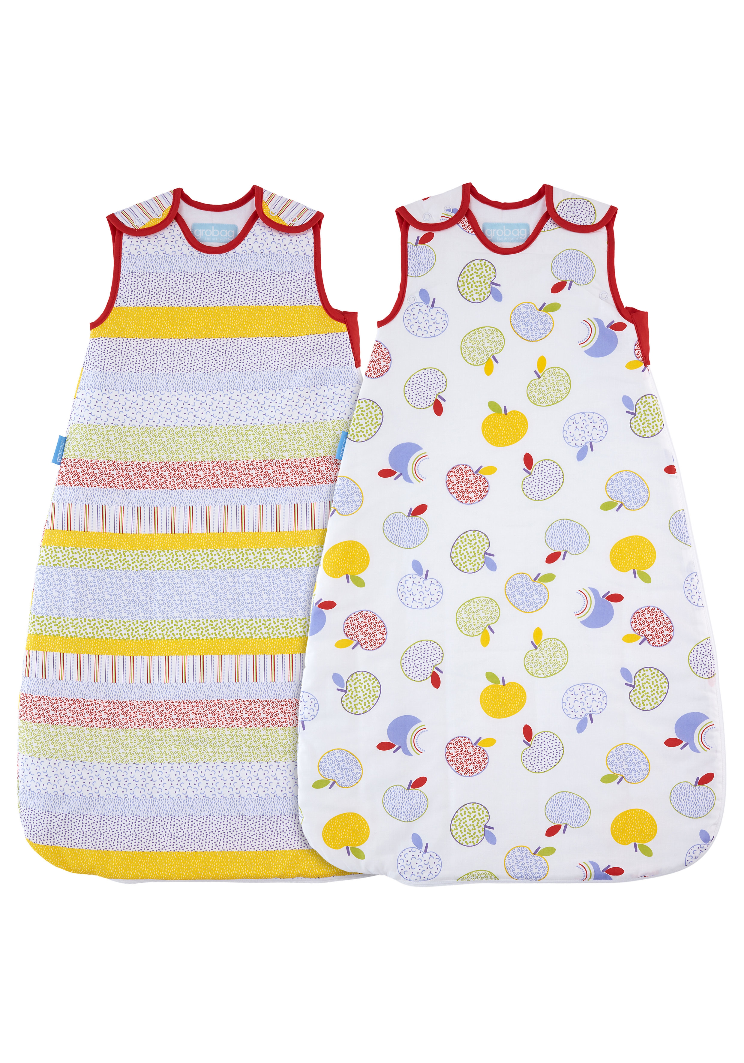 Mothercare | Mothercare Grobag Apple Days Wash And Wear 2.5 Tog Sleep Bags Pack of 2 Multi