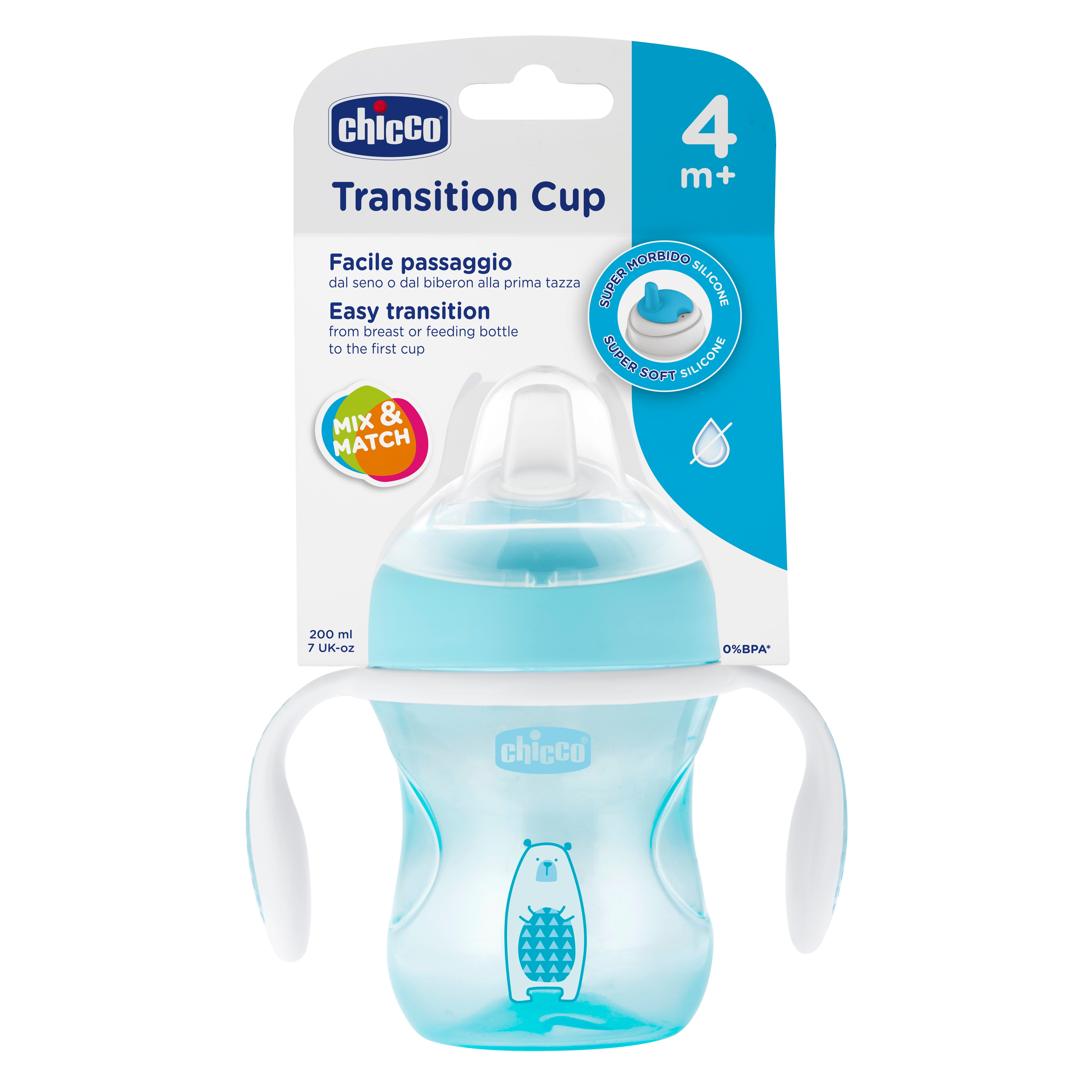 Mothercare | Blue Transition Cup - 200 ML
