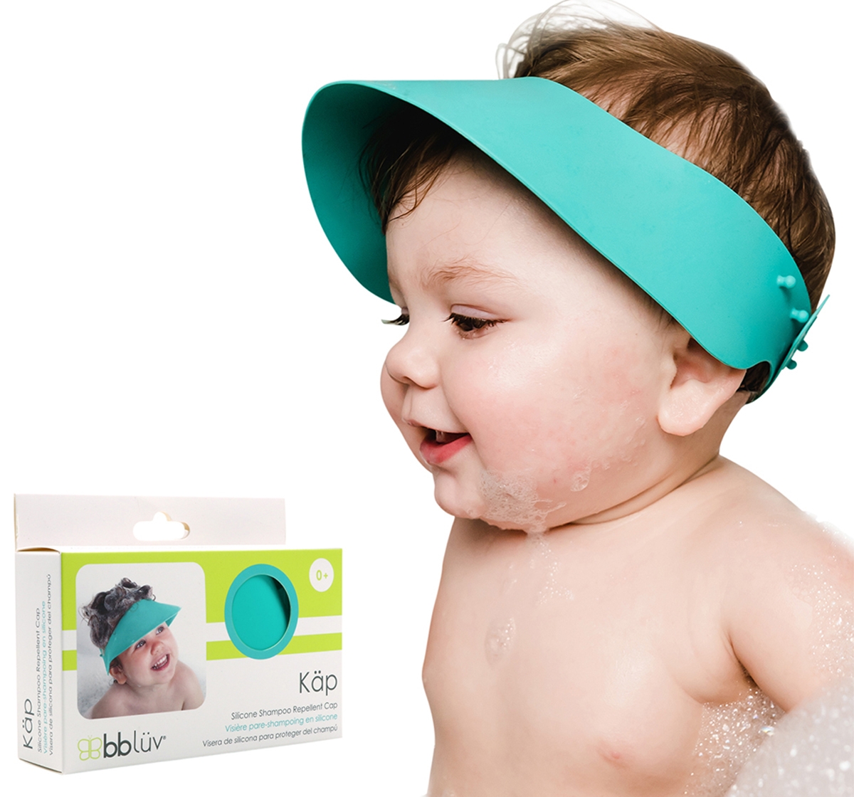 bbluv - Kap - Silicone Shampoo Repellent Cap (Aqua)