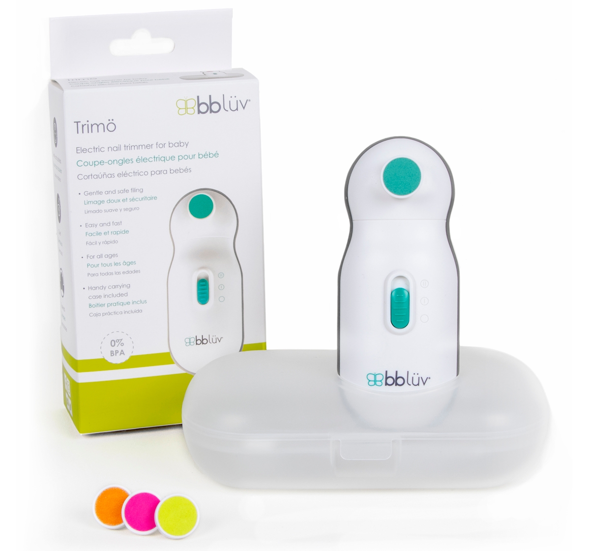 Mothercare | bbluv - Trimo - Electric Nail Filer for Babies and Toddlers (0 to 12 months plus)
