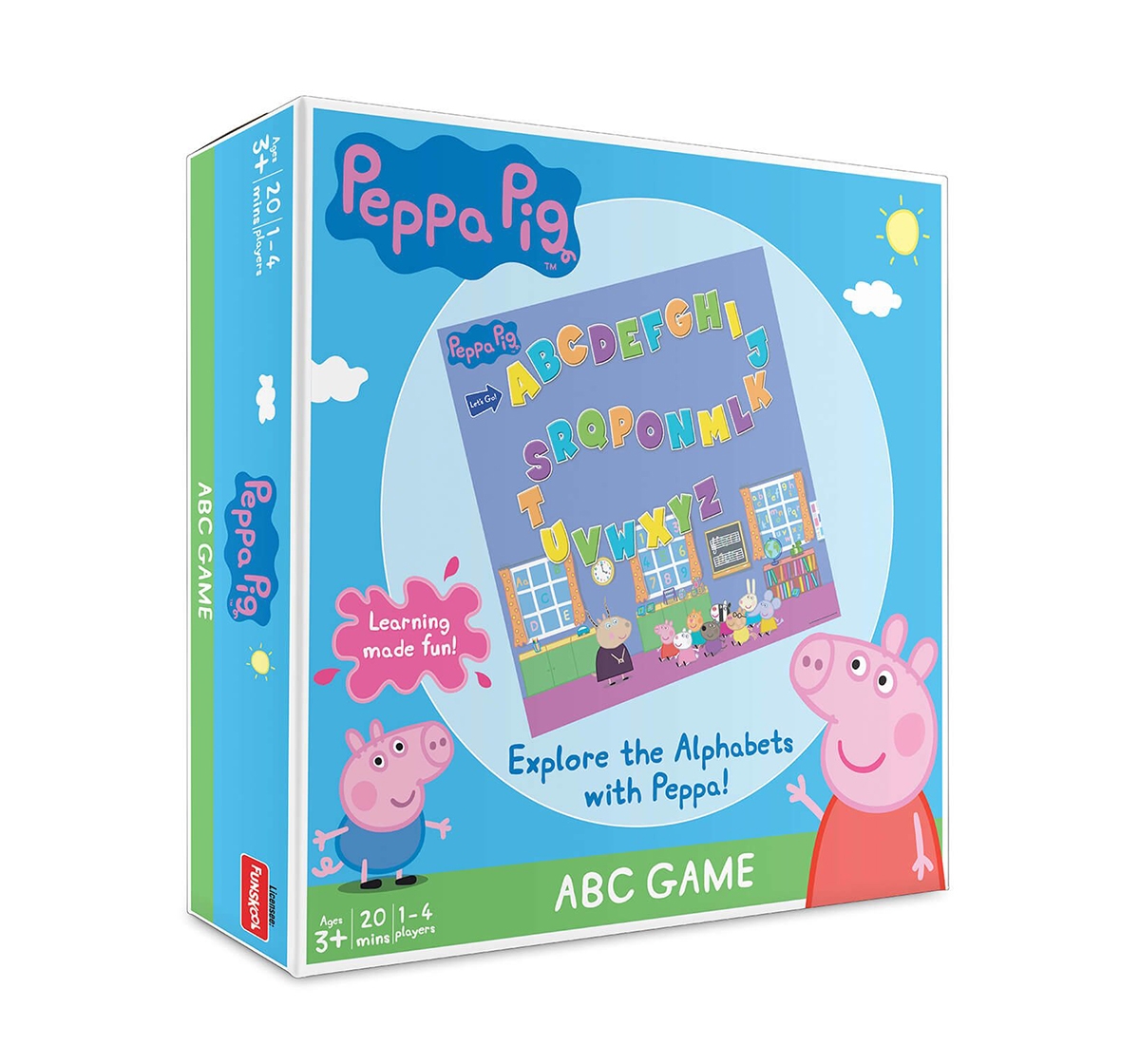 Funskool | Funskool Peppa Pig A B C Game Games for Kids age 3Y+ 