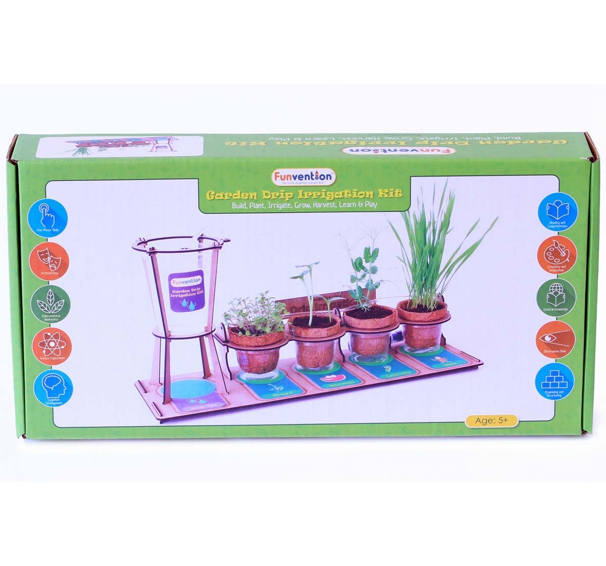 Funvention Garden Drip Irrigation Kit Stem for Kids Age 5Y+