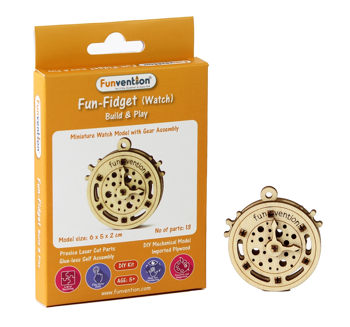 Funvention | Funvention Fun Fidgets - Assorted - Watch Model Stem for Kids Age 5Y+