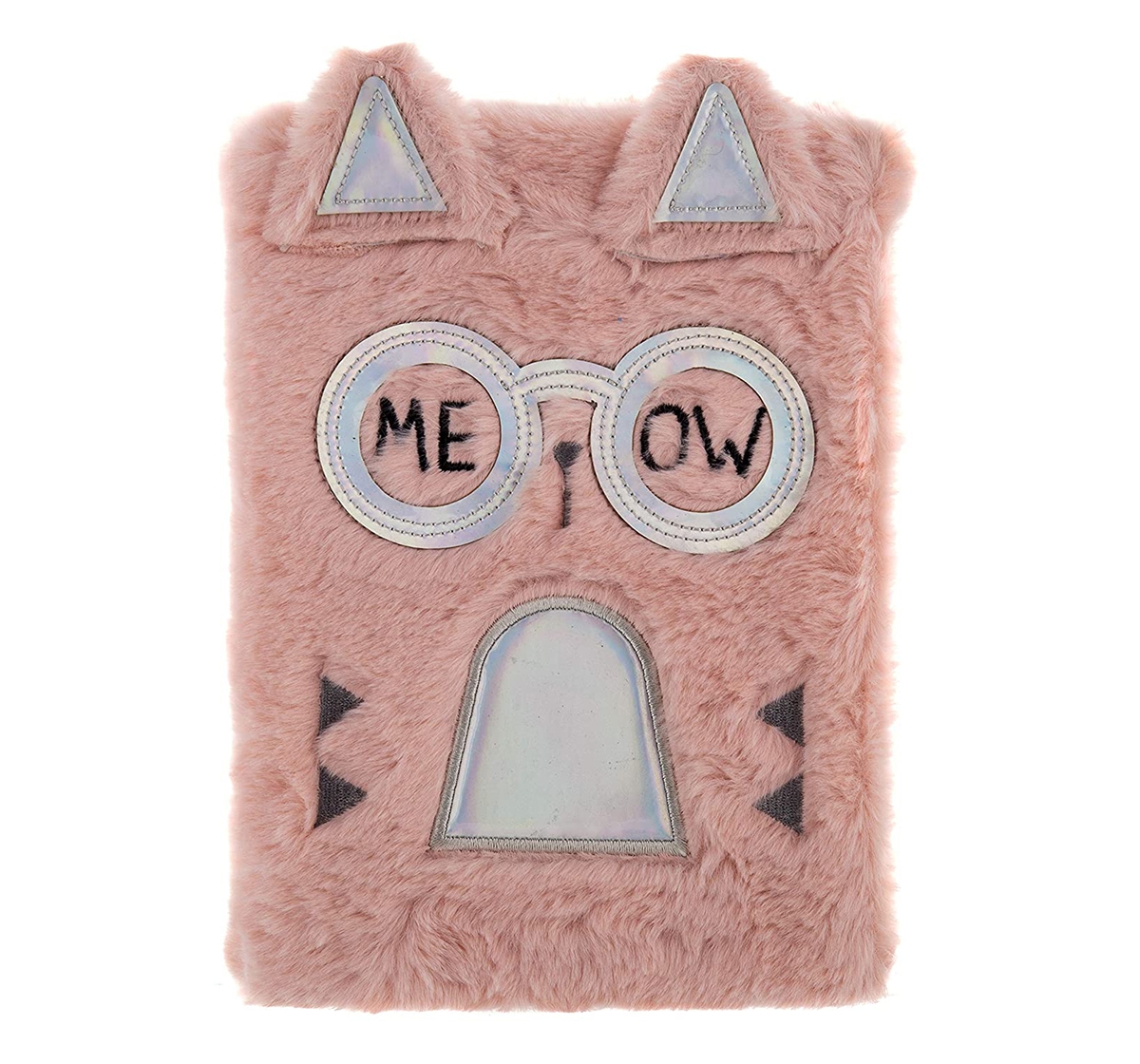 Mirada | Mirada Fancy Cat Plush Notebook Study & Desk Accessories for Girls age 3Y+ (Pink)