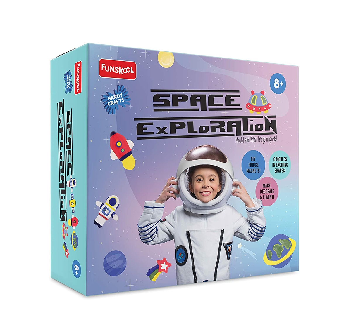 Funskool | Funskool - Handycrafts Space Exploration DIY Art & Craft Kits for Boys age 8Y+  0