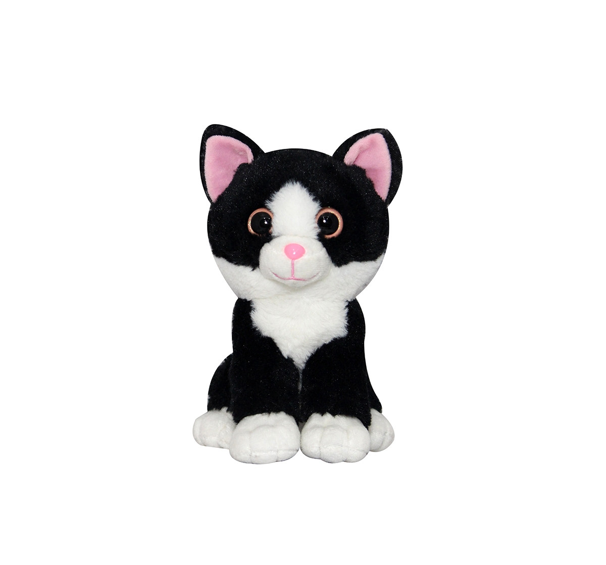 Softbuddies Big Eye Cat  Quirky Soft Toys for Kids age 3Y+ - 20 Cm 