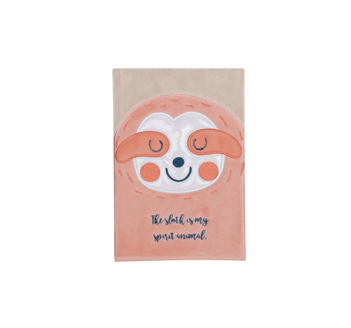 Syloon | Syloon Sloth Llama - Sloth Fluffy A5 Notebook Study & Desk Accessories for Kids age 5Y+ 