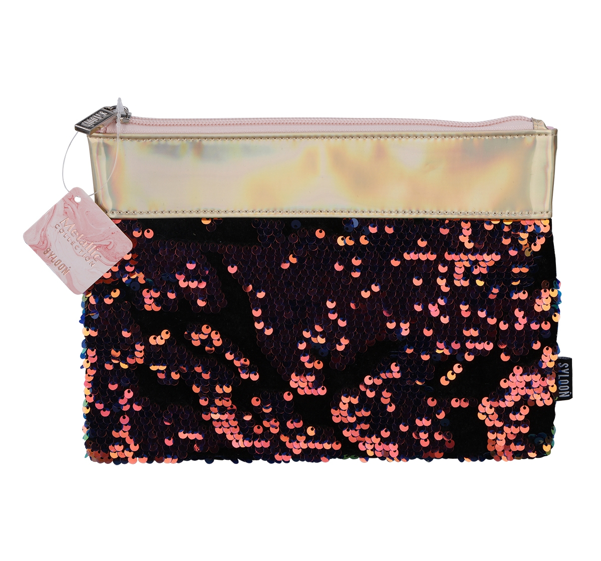 Syloon | Syloon Metallic - Holo Sequin Black Pencil Pouch Pencil Pouches & Boxes for Kids age 5Y+ 