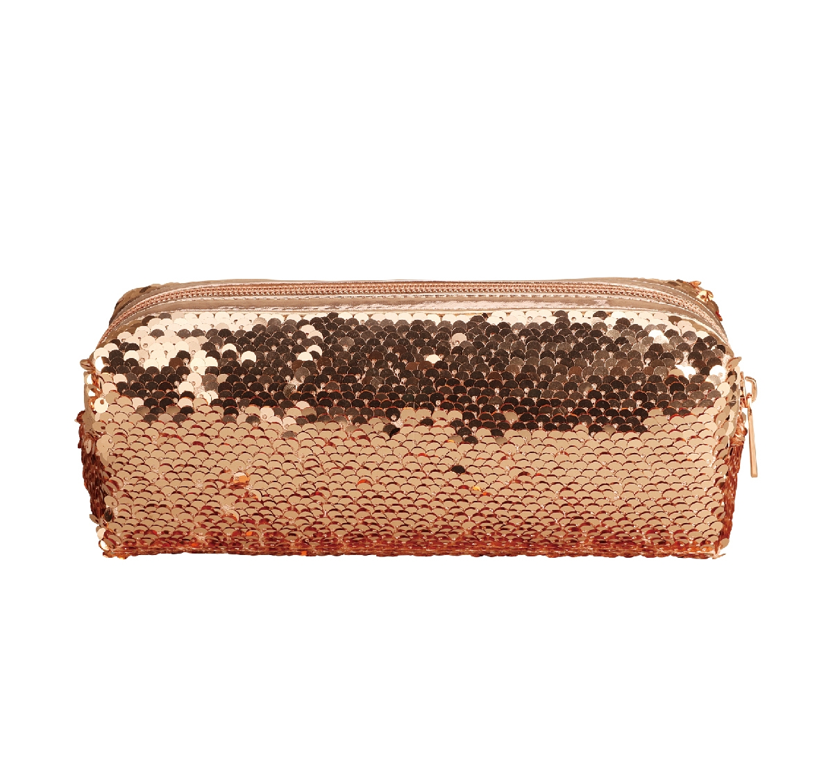 Syloon | Syloon Metallic - Rose Gold Sequin Pencil Pouch Pencil Pouches & Boxes for Kids age 5Y+ 