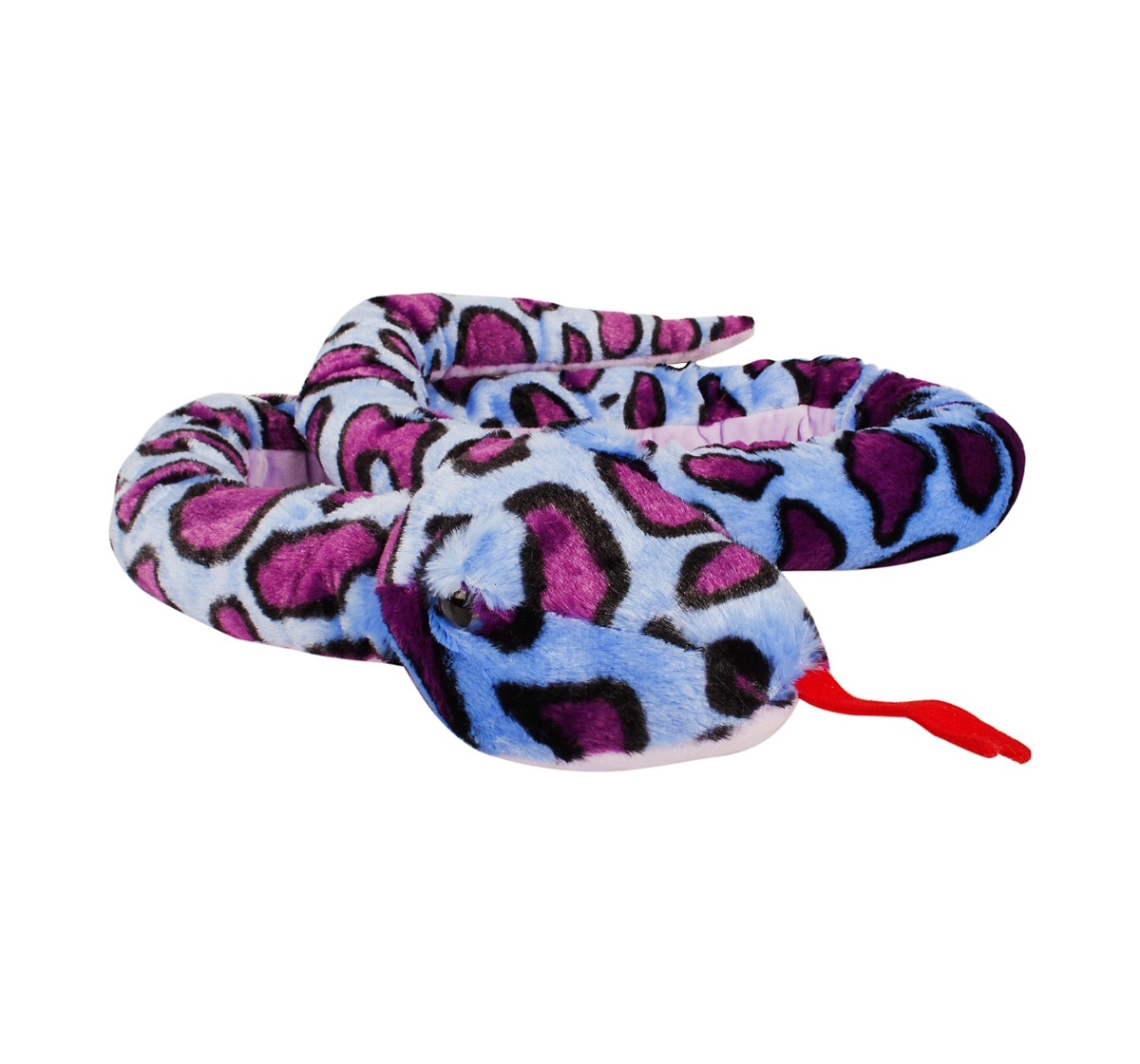 Fuzzbuzz | Fuzzbuzz Snake Plush - Purple - 165Cm Quirky Soft Toys for Kids age 12M+ - 8 Cm (Purple)