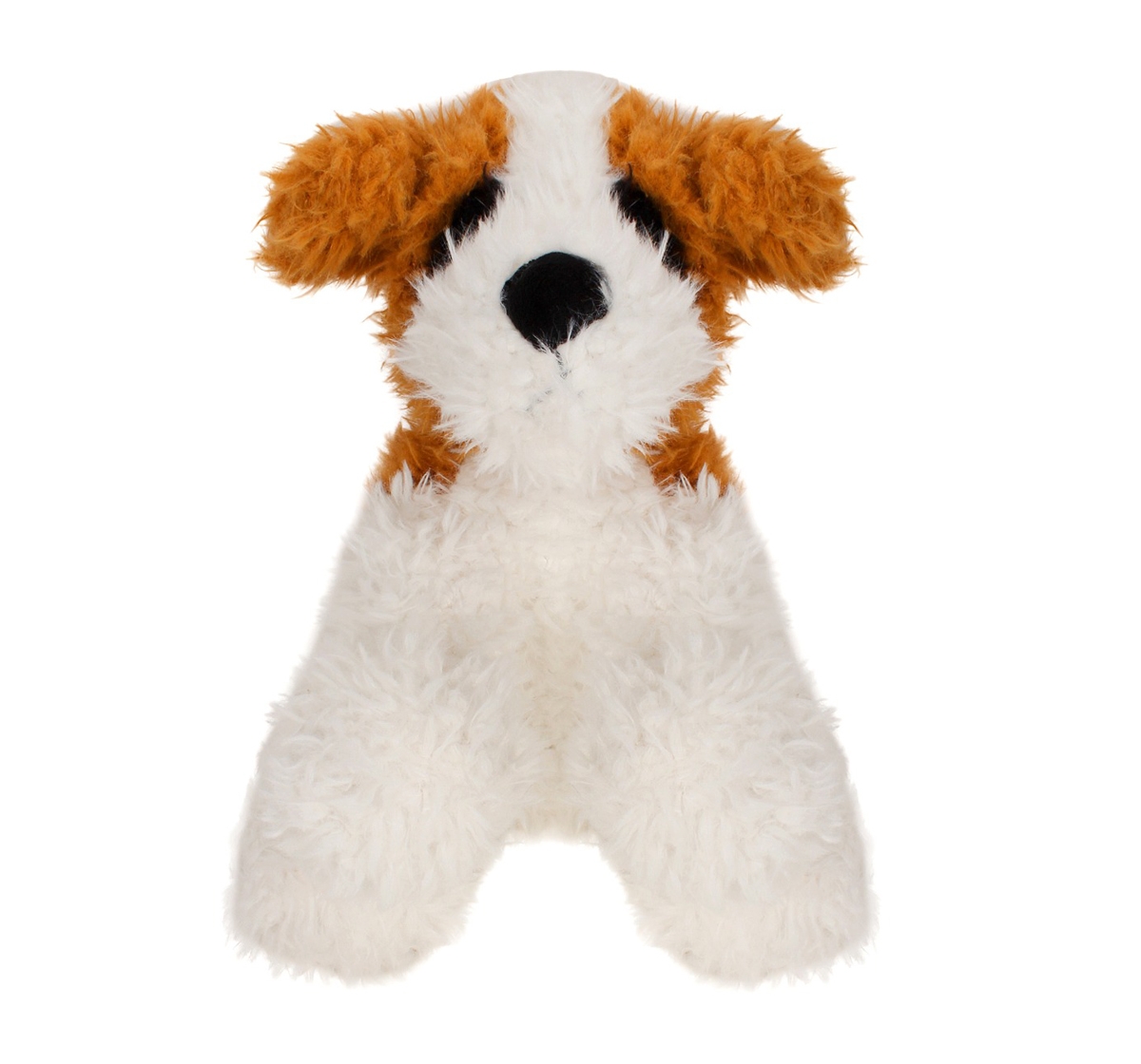 Fuzzbuzz | Fuzzbuzz Sitting Dog - White - 25Cm Quirky Soft Toys for Kids age 0M+ - 25 Cm (White)