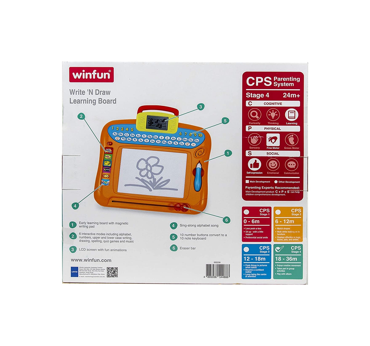 WinFun | Winfun - Write Draw Learning Board Toys for Kids age 2Y+ 