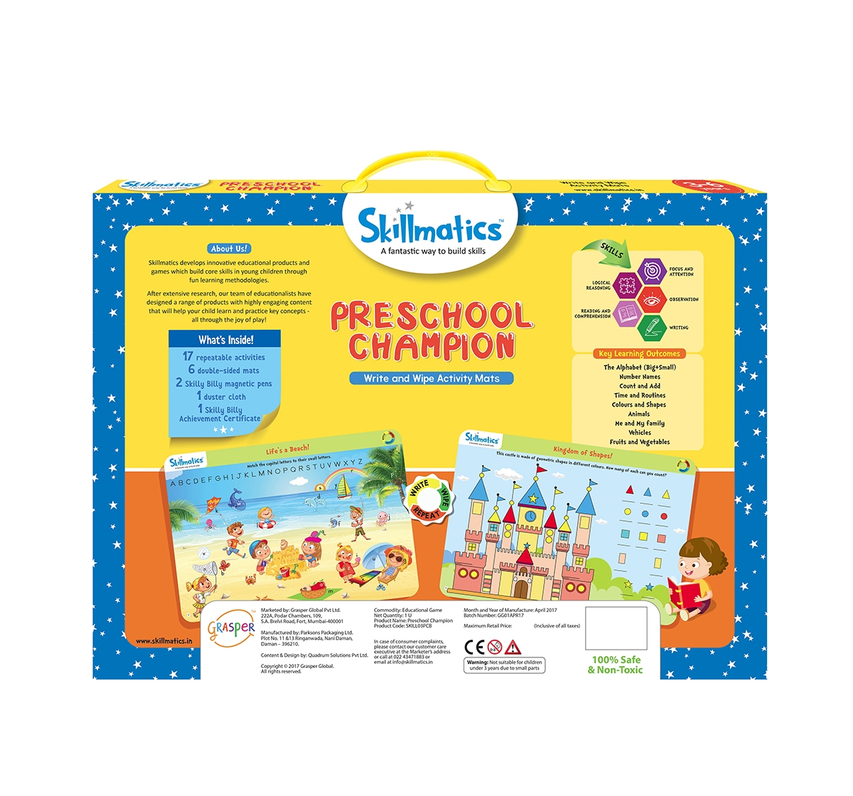  Skillmatics Preschool Champion  Games for Kids age 3Y+ 