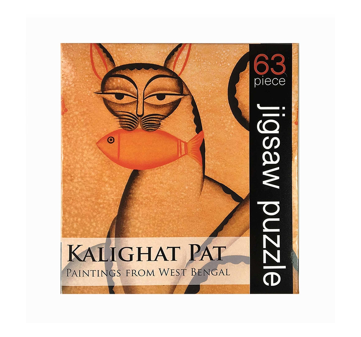 Froggmag |  Frogg Kalighat Pat  63Pc Puzzles for Kids age 7Y+ (Mustard)