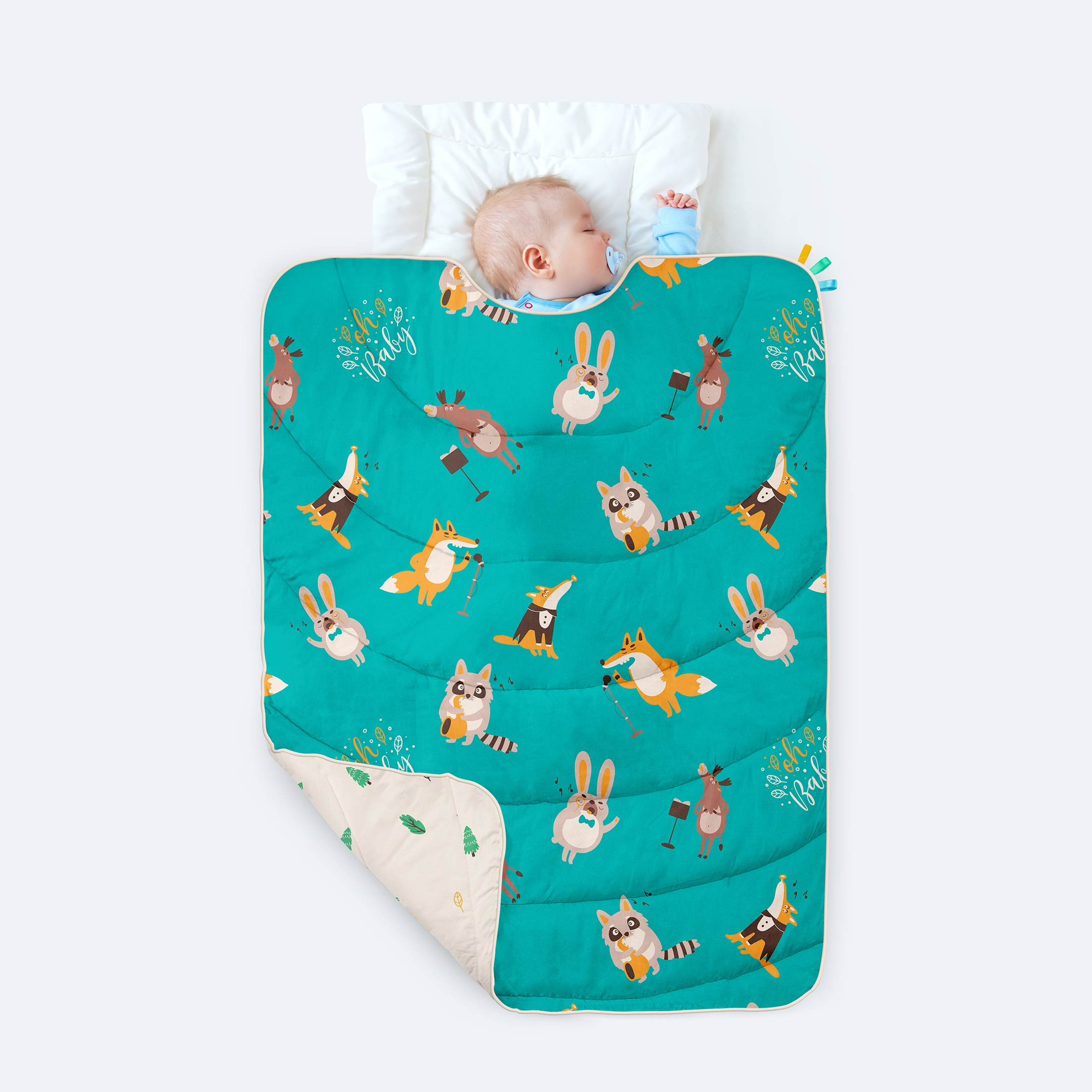 Mothercare | Rabitat 100% Organic Cotton All Weather Quilt - Oh Baby