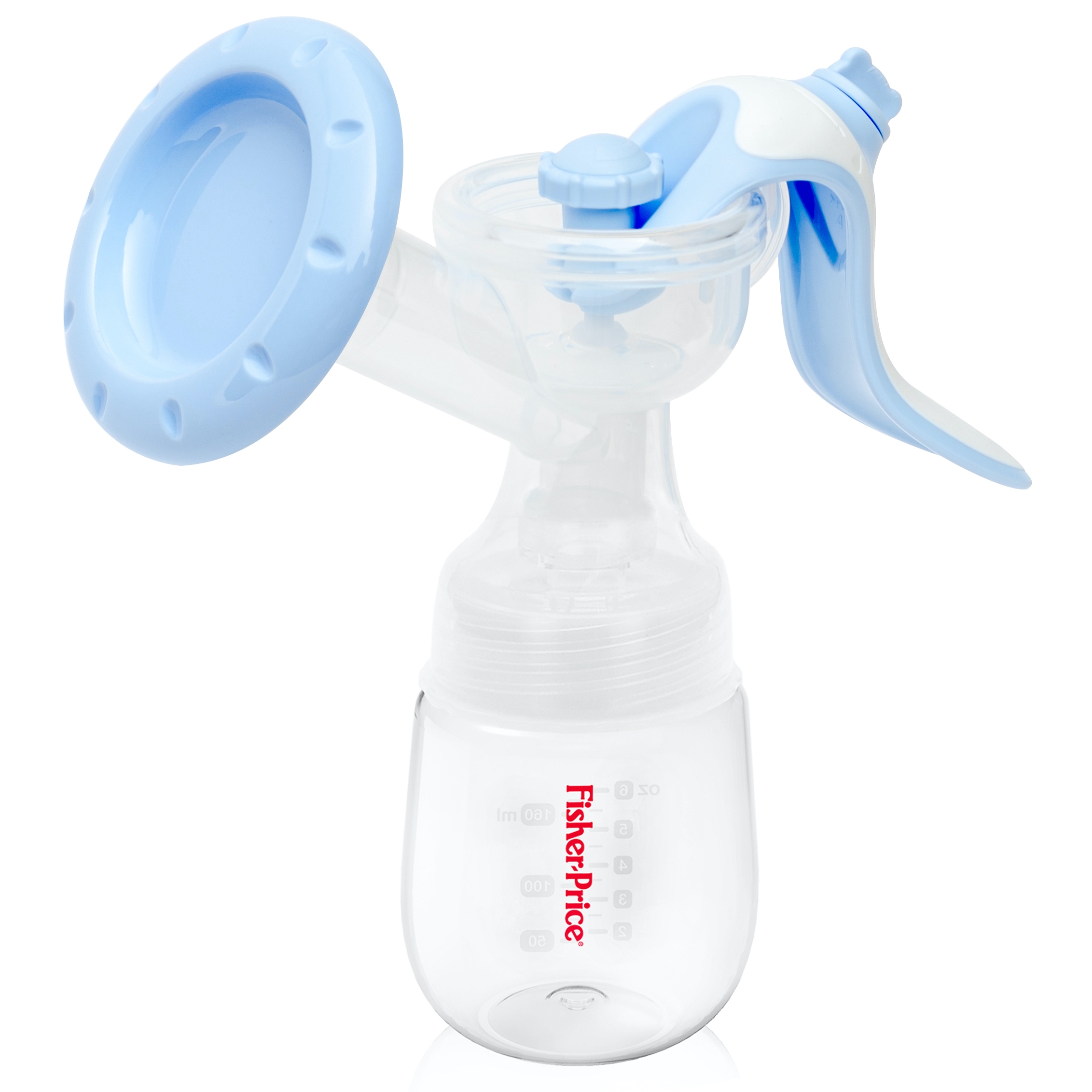 Mothercare | Fisher-Price - Adjustable Manual Breast Pump - Blue