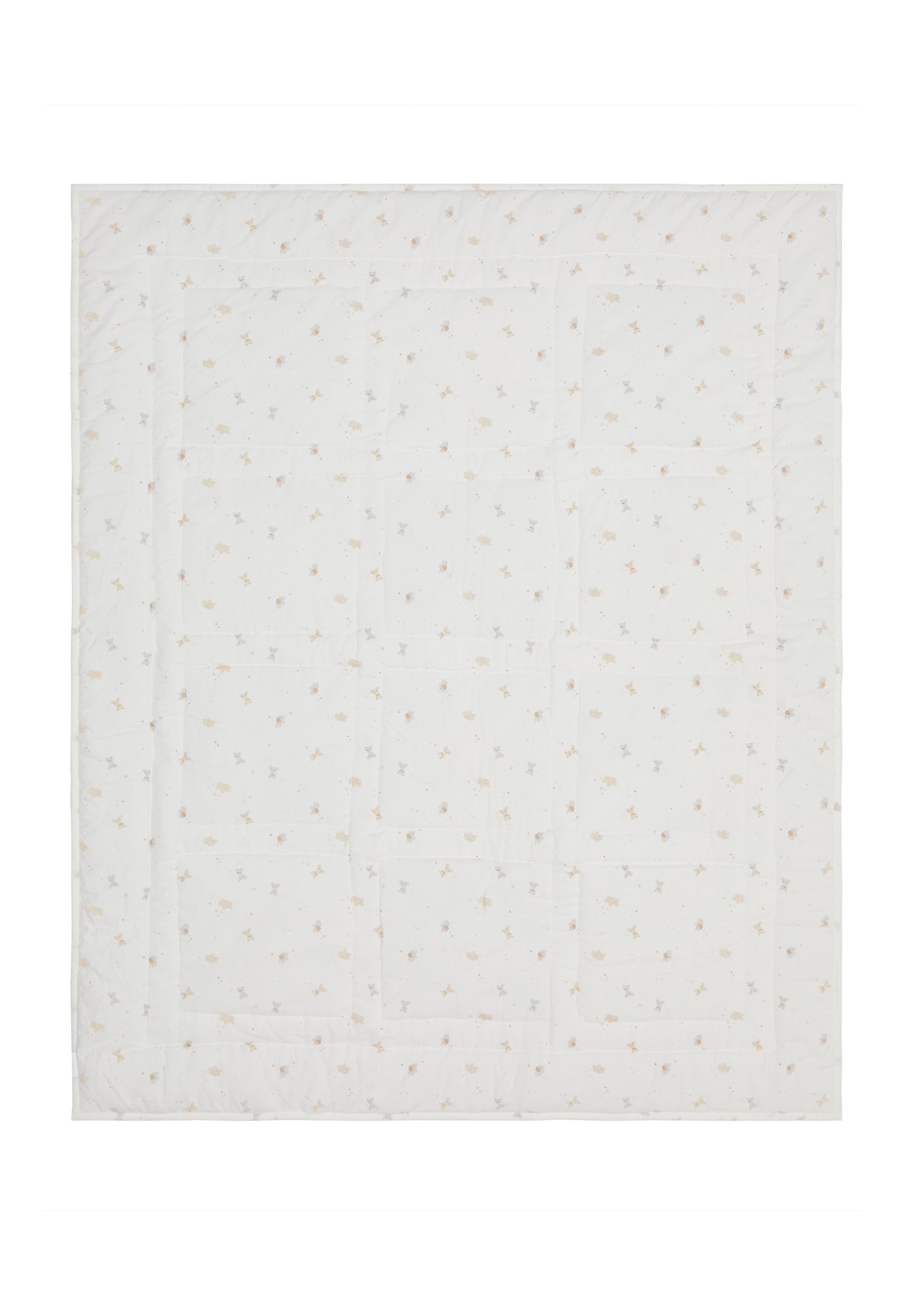Mothercare | Mothercare Little & Loved Patchwork Quilt Cream