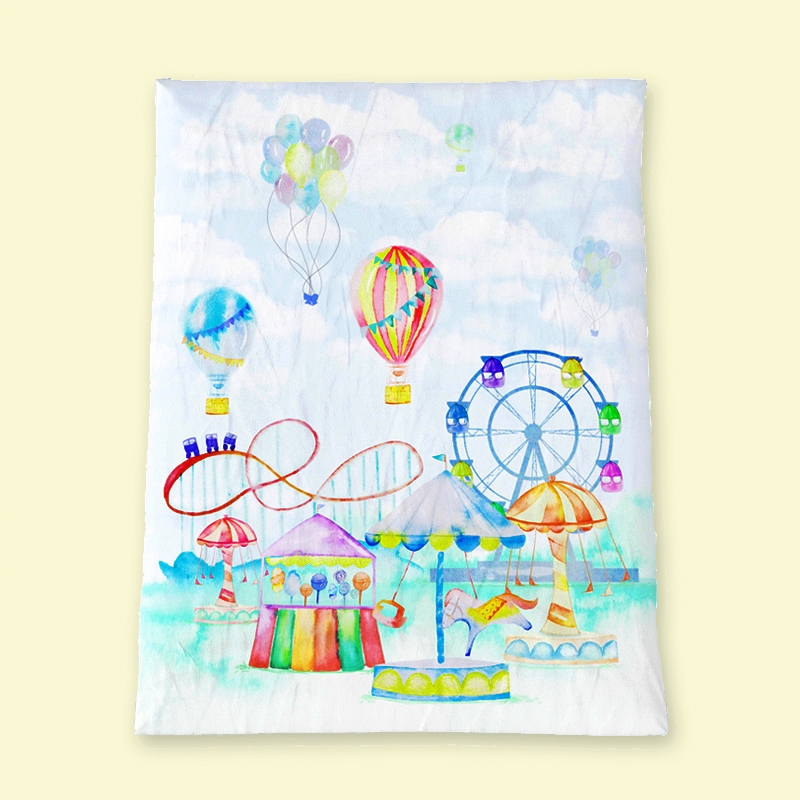 Mothercare | Fancy Fluff Organic Baby Comforter - Carnival