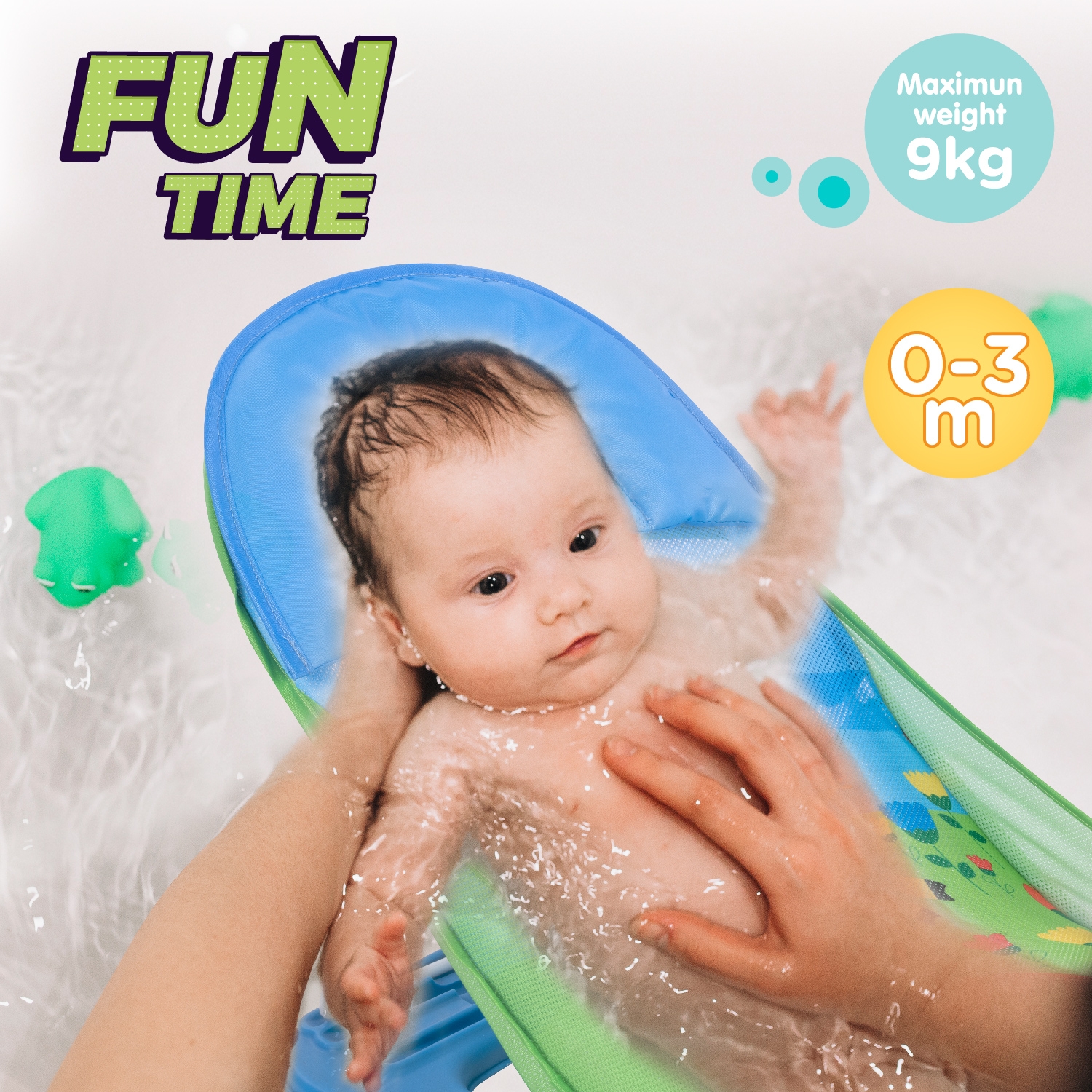Mothercare | R For Rabbit Fun Time Baby Bather Blue