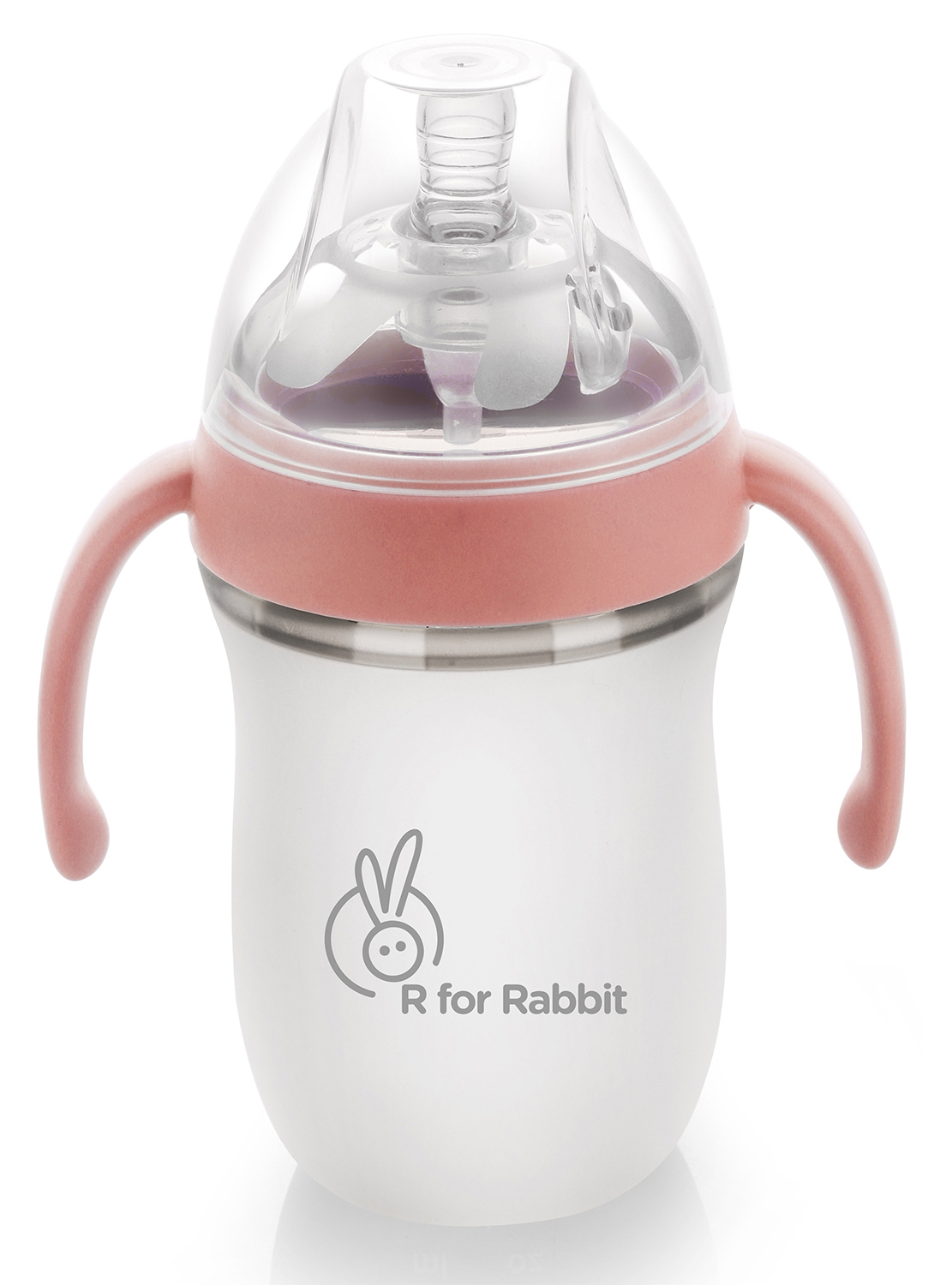 Mothercare | R For Rabbit First Feed Silicon Bottle 260 Ml Pink
