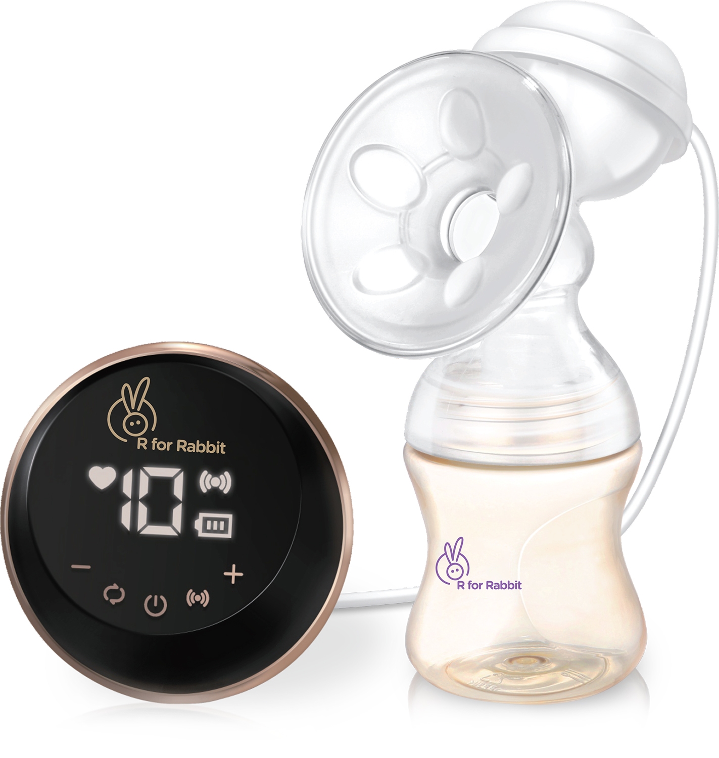 Mothercare | R For Rabbit First Feed Smart Electric Breast Pump Black