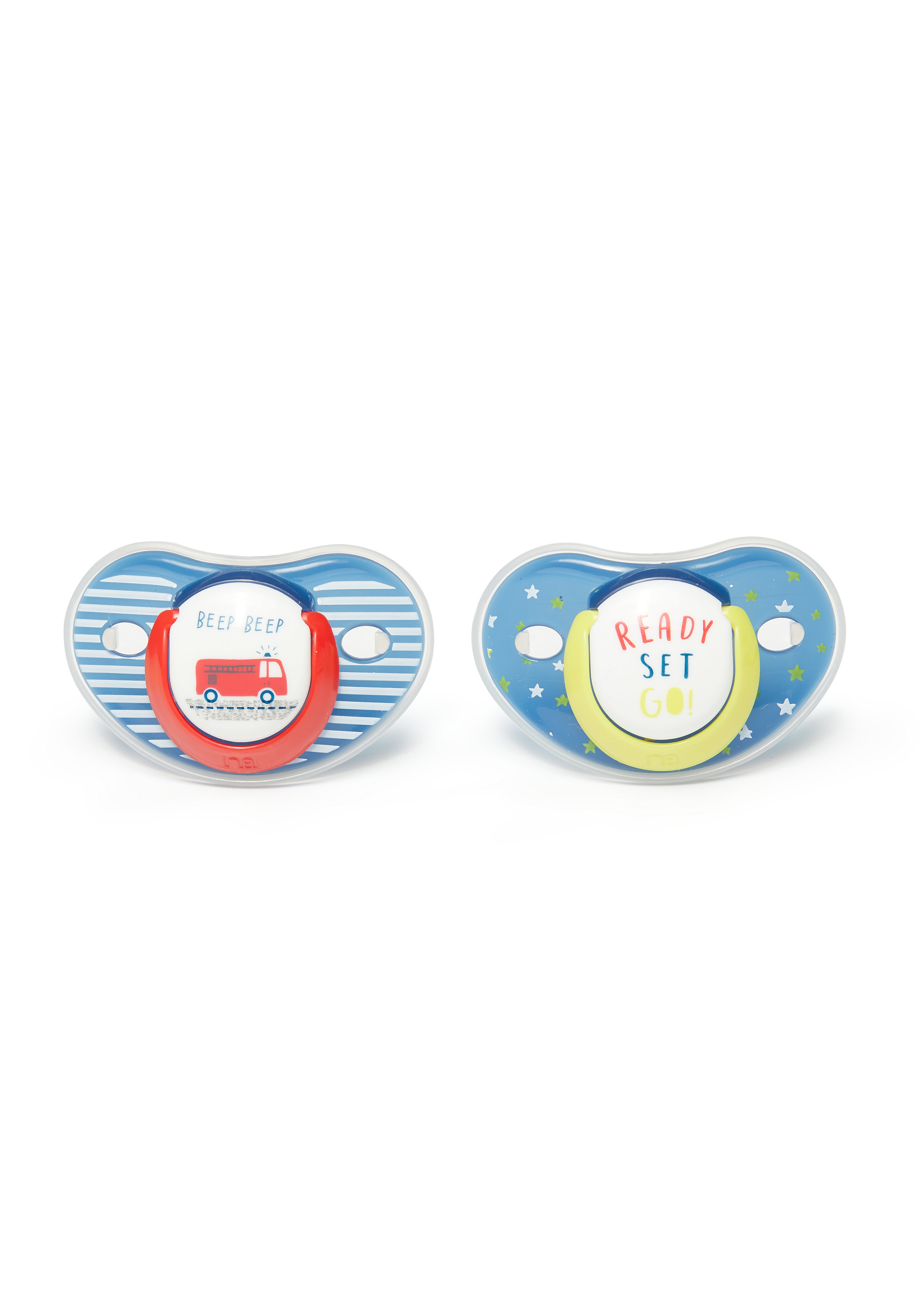 Mothercare | Mothercare 6-12M Ready Set Go 2 Pack Soothers & Pacifiers  0