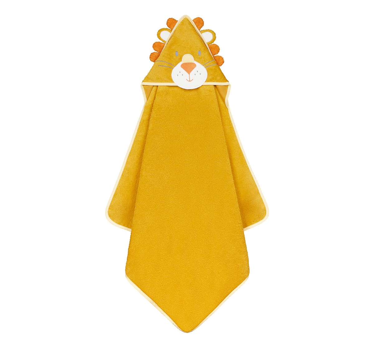 Mothercare | Mothercare Character Cuddle and Dry Baby Towels Lion Yellow