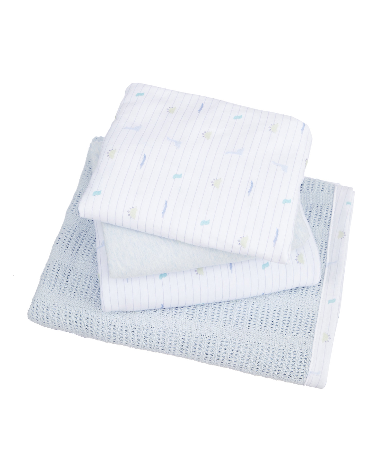 Mothercare | Mothercare Sleepysaurus Cot Bed Starter Set Blue