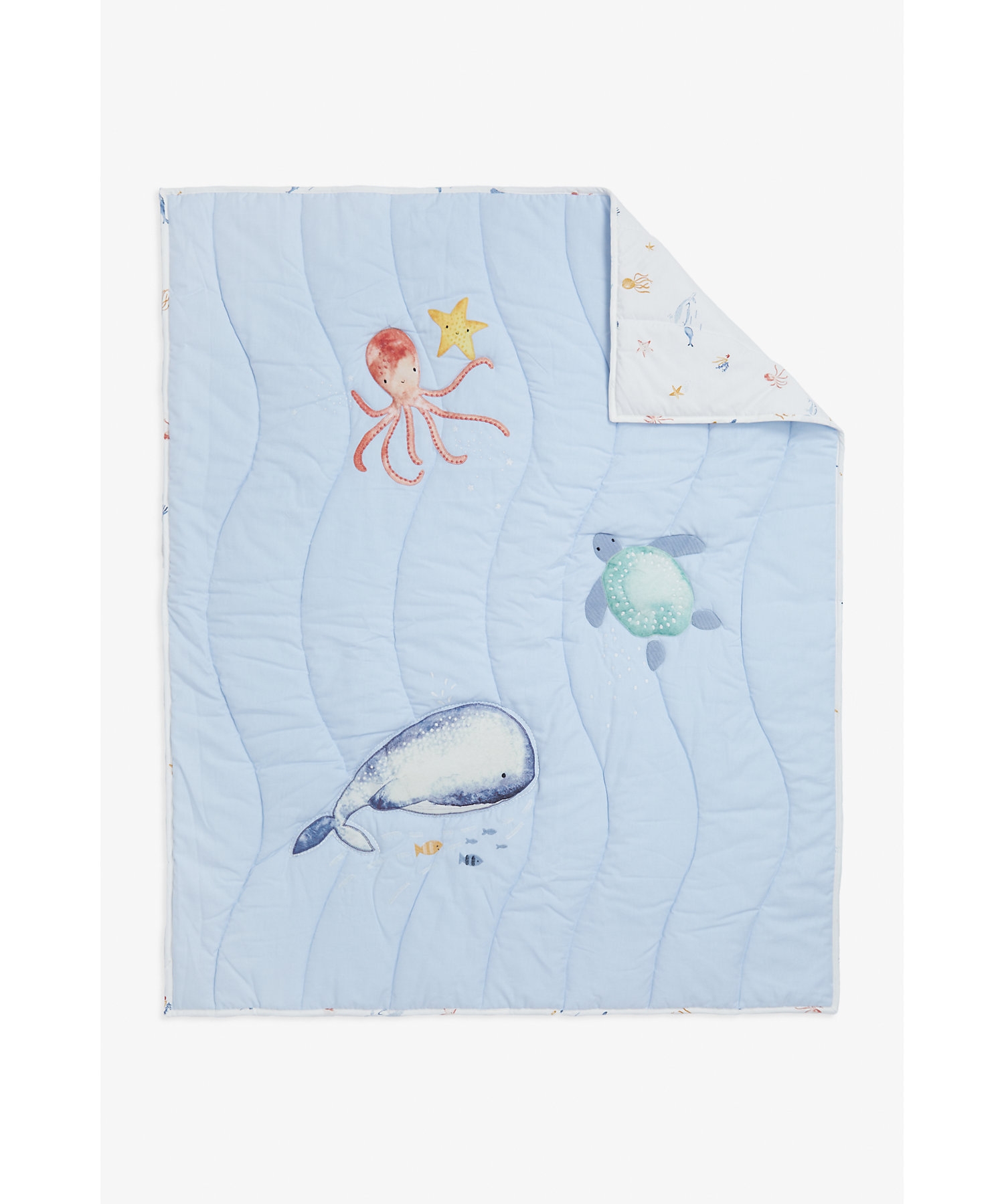 Mothercare | Mothercare You Me & The Sea Quilt Blue