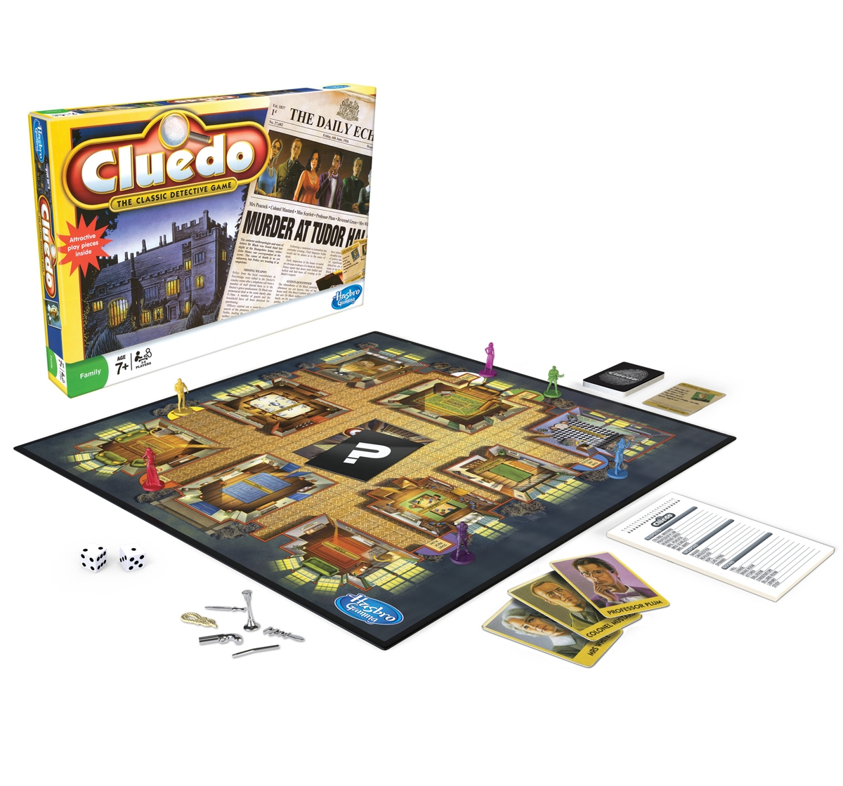 Hasbro Gaming | Hasbro Gaming Cluedo The Classic Detective Board Game For kids 7Y+, Multicolour