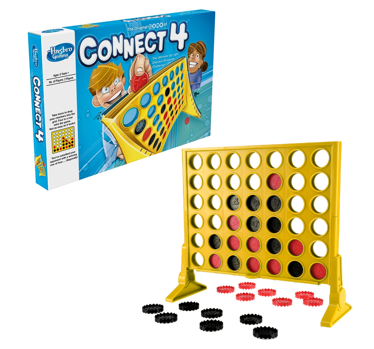 Hasbro Gaming Connect 4 Shots Board Games for Kids 6Y+, Multicolour