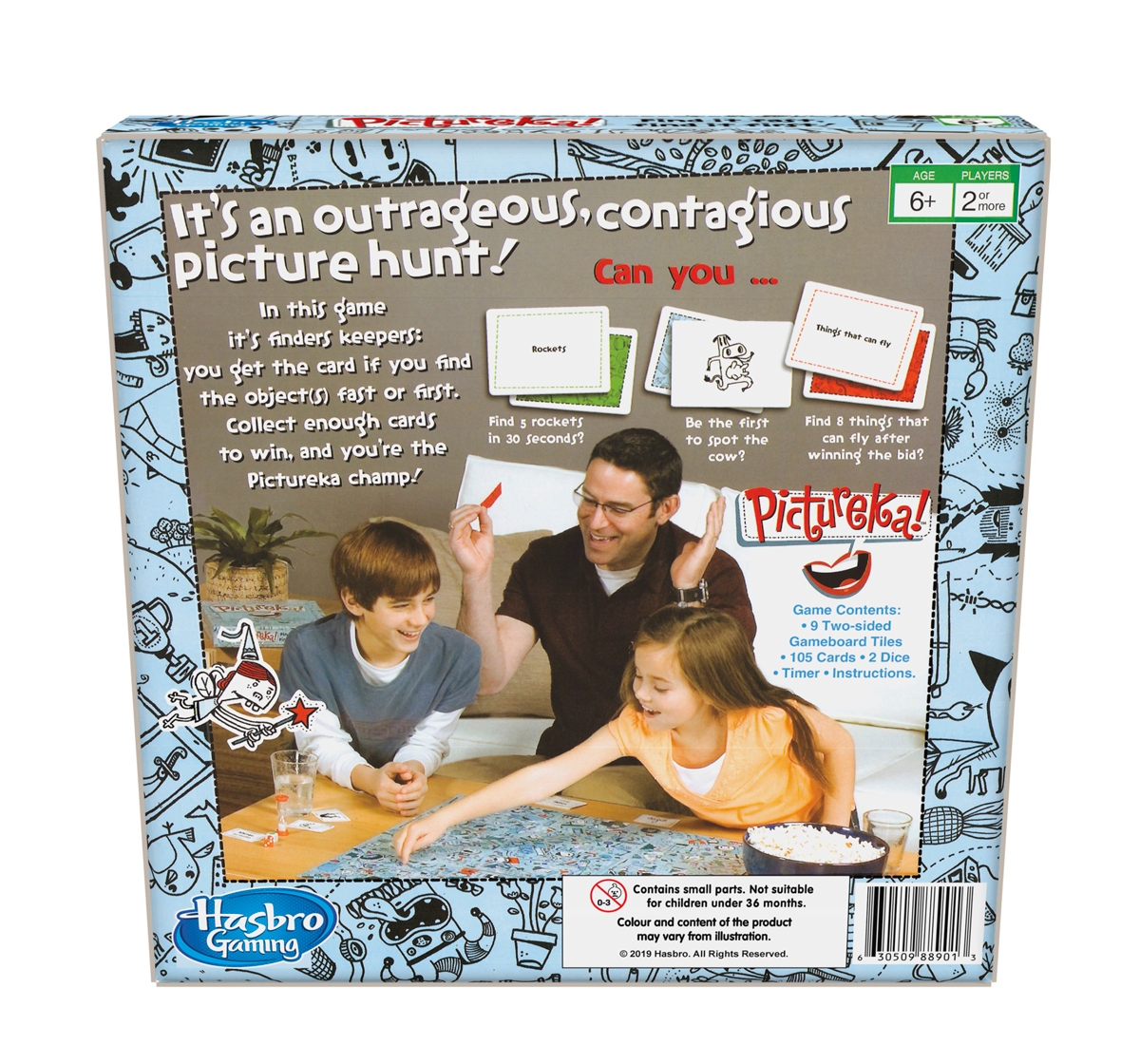 Hasbro Gaming Pictureka Board Game For Family and Friends 6Y+, Multicolour