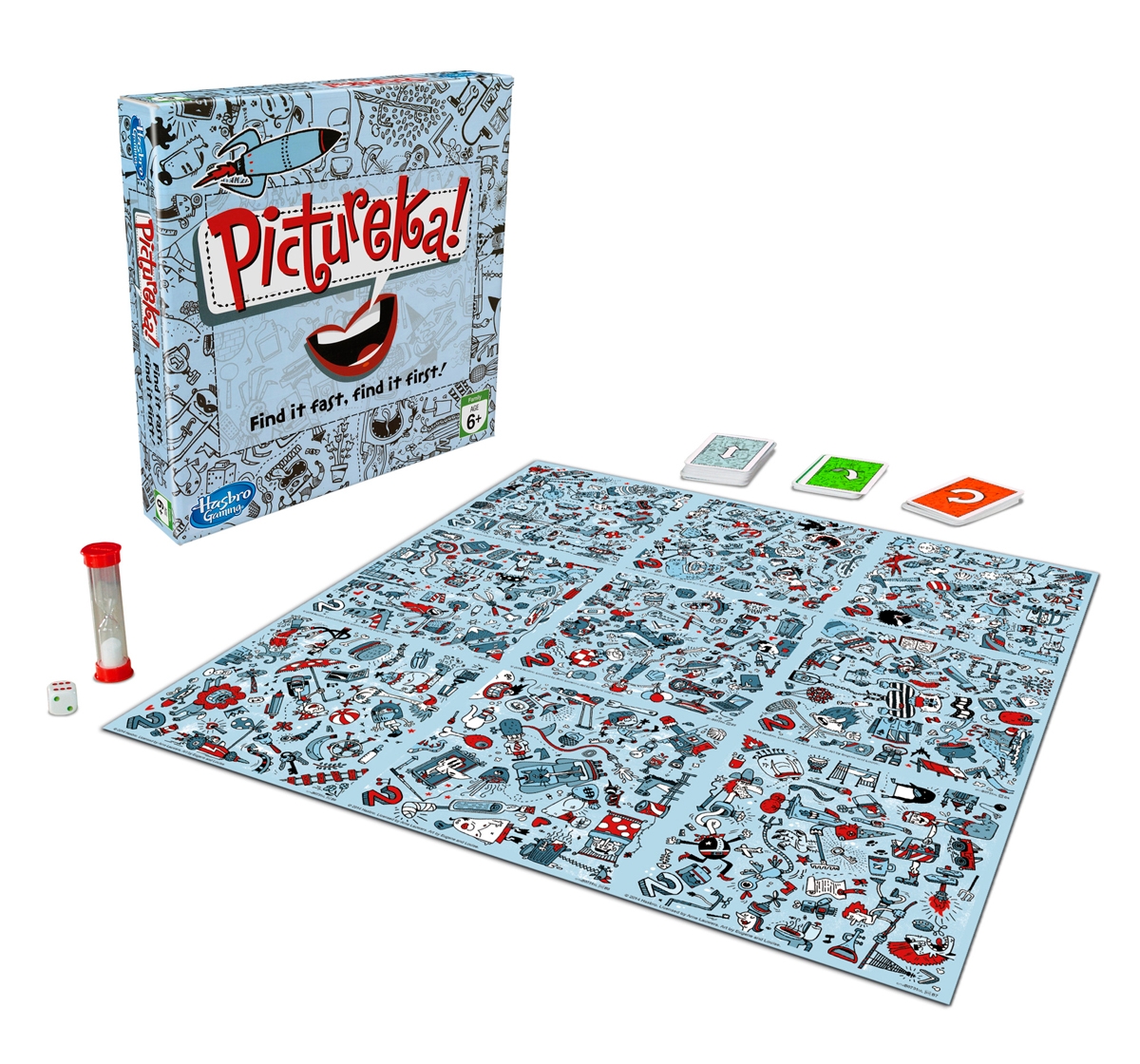 Hasbro Gaming | Hasbro Gaming Pictureka Board Game For Family and Friends 6Y+, Multicolour