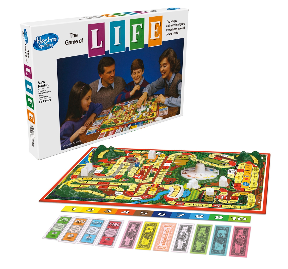 Hasbro Gaming | Hasbro The Game Of Life Board Game For Families and Friends 9Y+, Multicolour