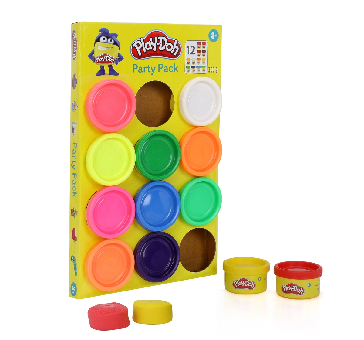 Play-Doh | Play Doh Party Pack of 12 Colours for Kids 2Y+, Multicolour