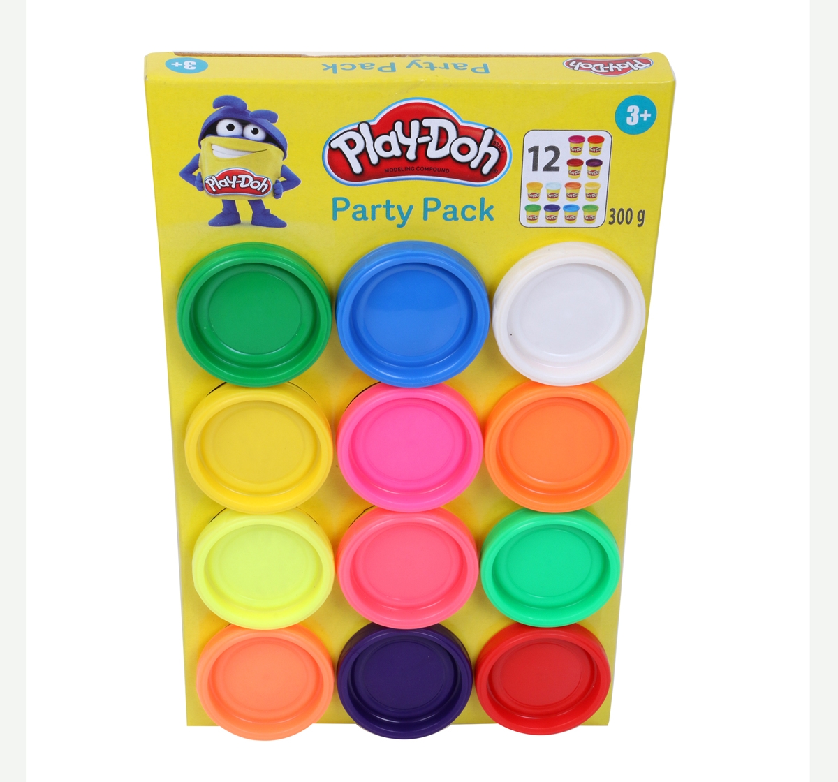 Play-Doh | Play Doh Party Pack of 12 Non Toxic Play Doh Colours for Kids Multicolor 2Y+