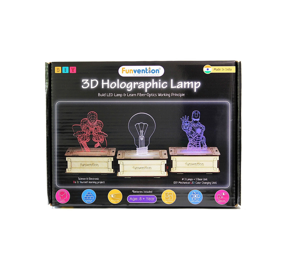 Funvention | Funvention  3D Holographic DIY Lamp STEM for Kids age 8Y+ 