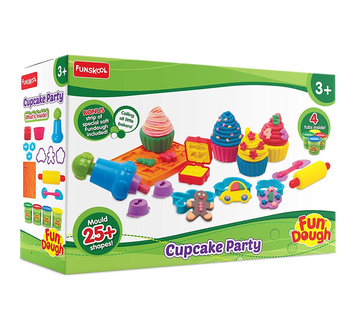Fun-Dough | Fun Dough Cupcake Party Plastic Multicolour 3Y+