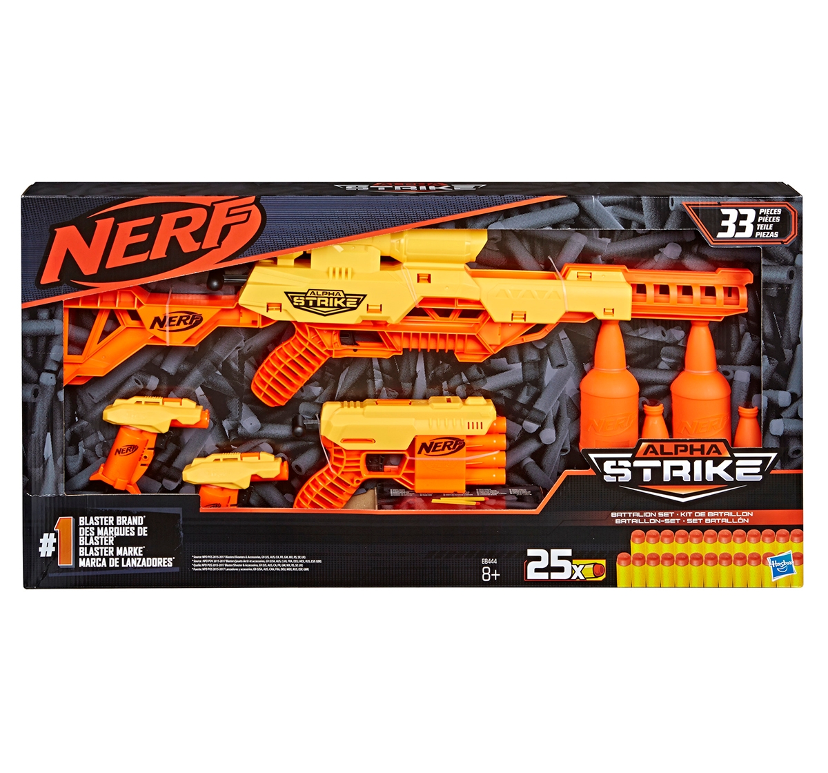 Nerf | NERF Alpha Strike Battalion Set, Multicolor,  8Y+