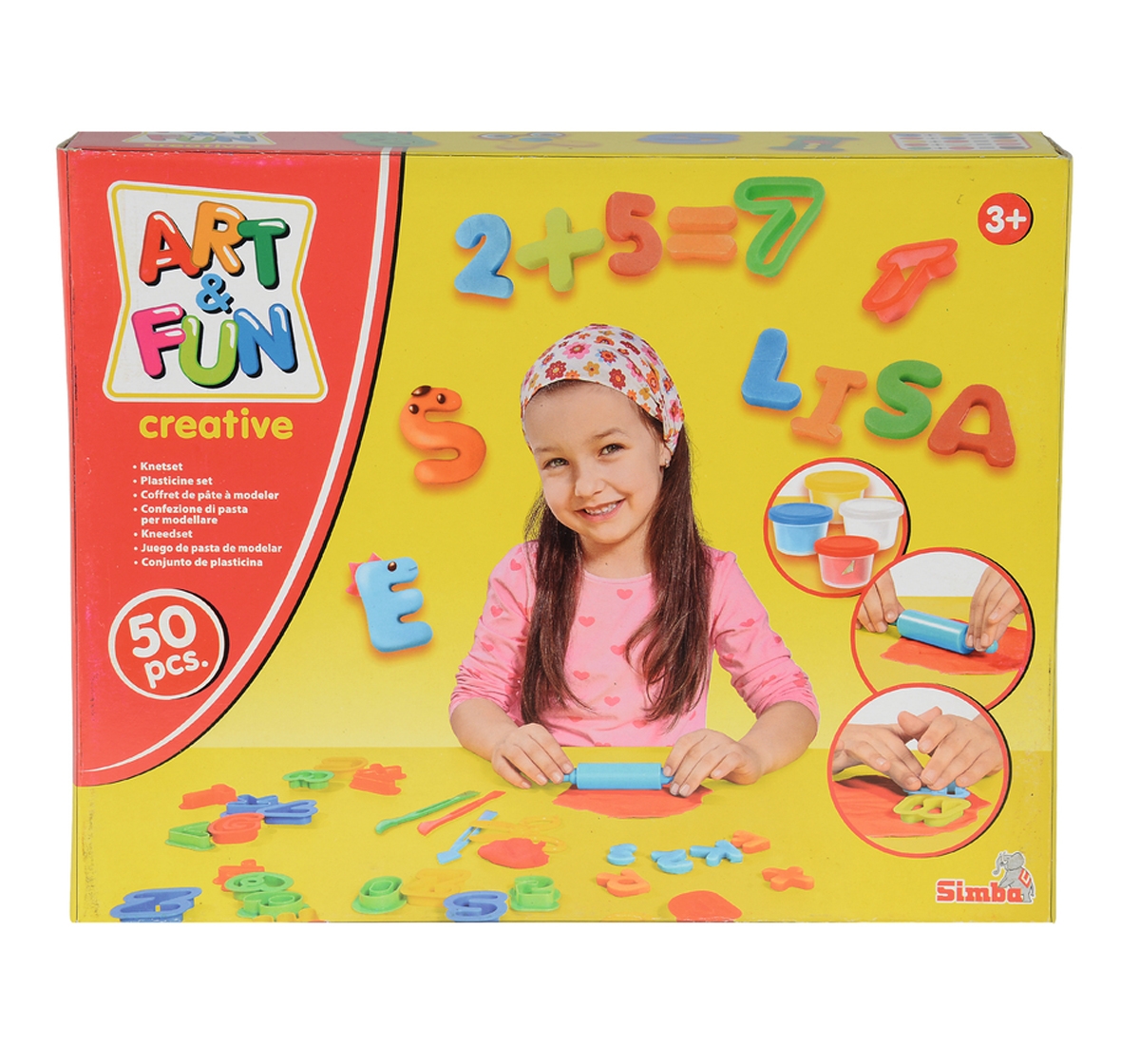 Simba | Simba Art and Fun Dough set Abc and Numbers Multicolor 3Y+