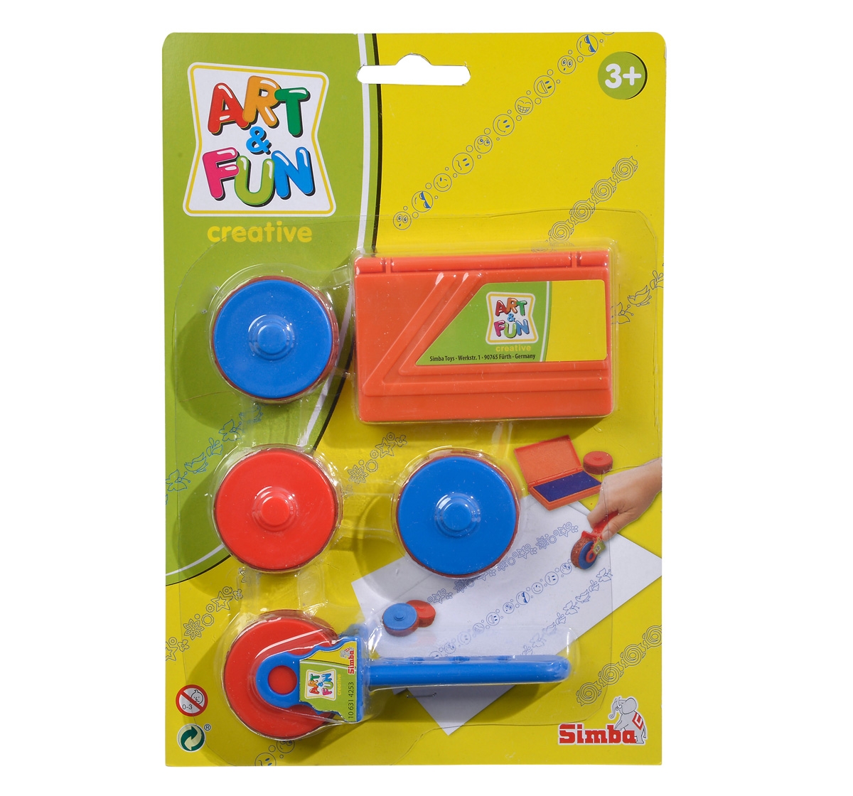 Simba | Simba Art and Fun Rolling Stamp Multicolor 3Y+