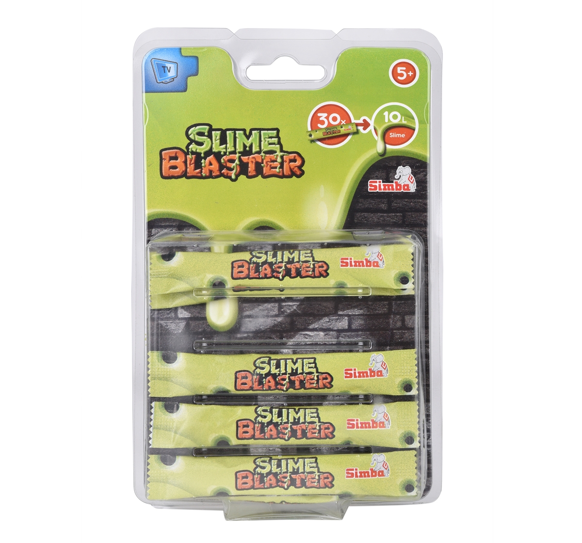 Simba | Simba Slime Blaster 30 Sachet Refill Pack Green 3Y+