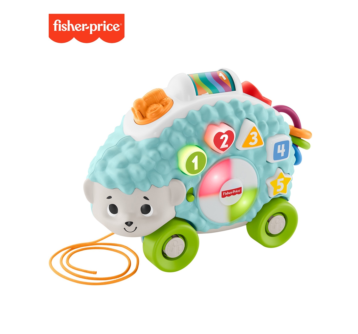 Fisher-Price | Fisher-Price Linkimals Happy Shapes Hedgehog, Learning Toys for Kids age 9M+ 
