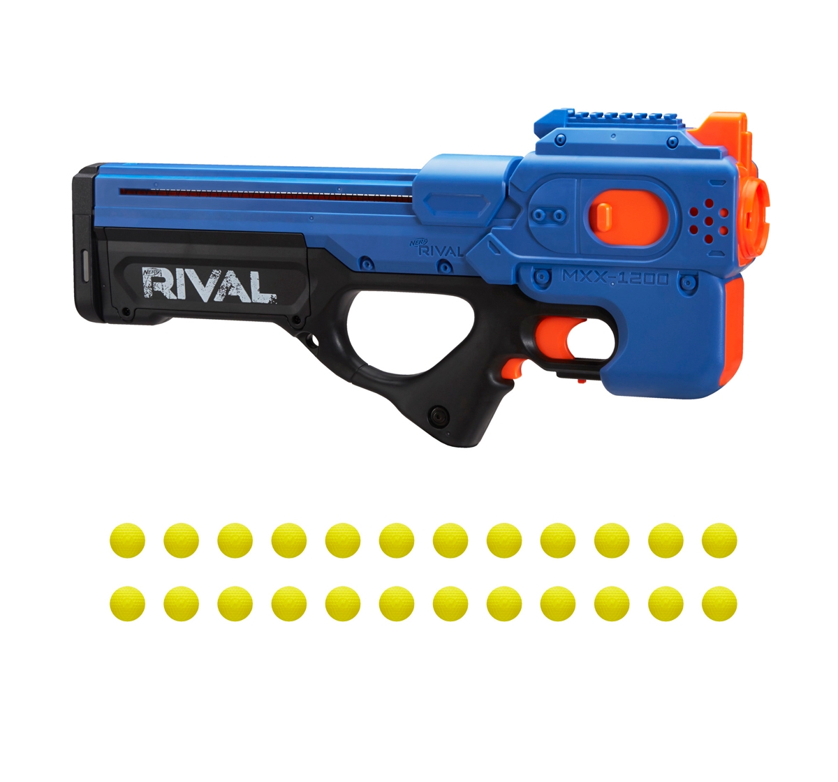 Nerf | Nerf Rival Charger MXX 1200 Motorized Blaster for kids 14Y+, Multicolour