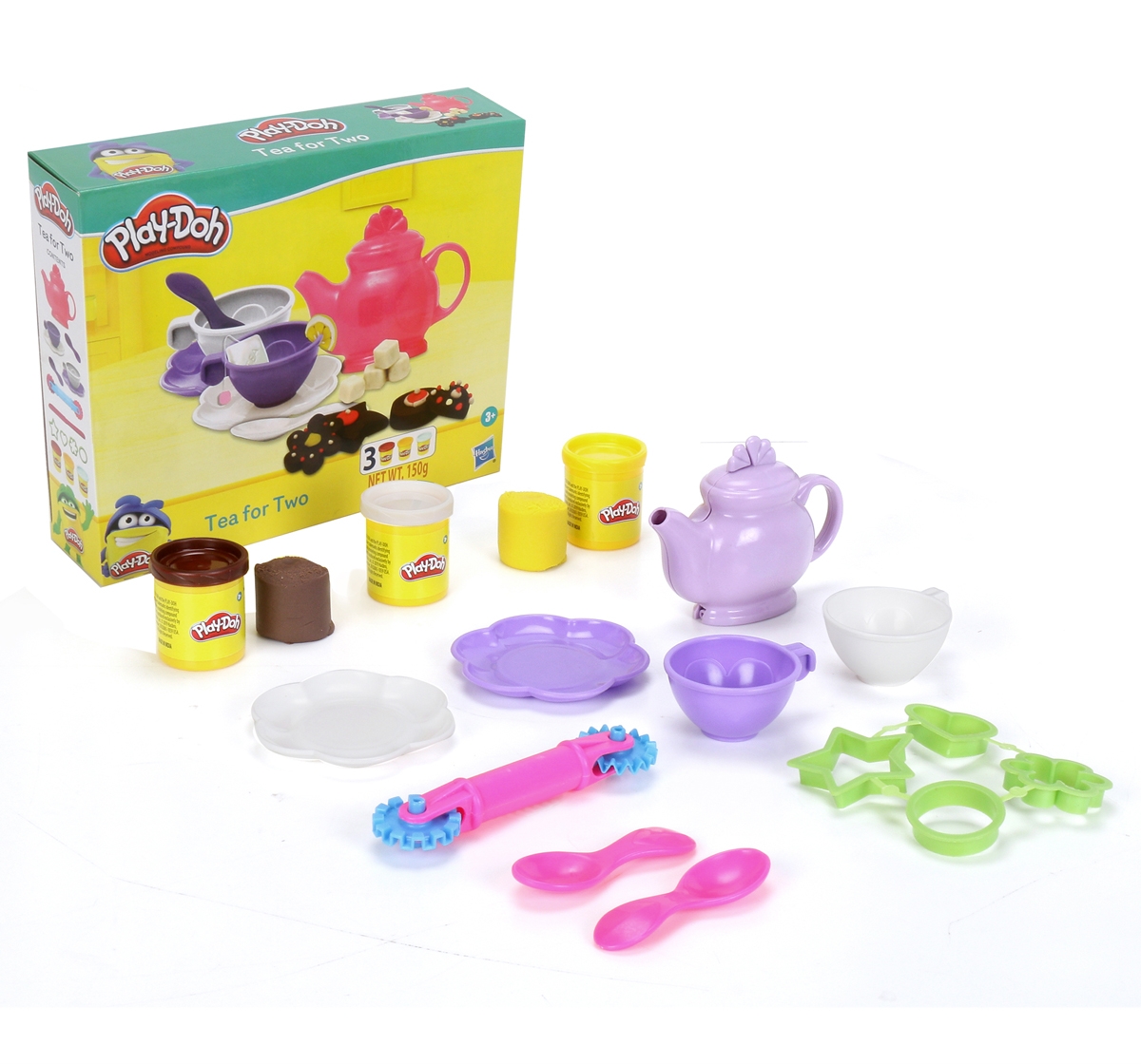 Play-Doh | Play Doh Tea for Two Playset for Kids 3Y+, Multicolour