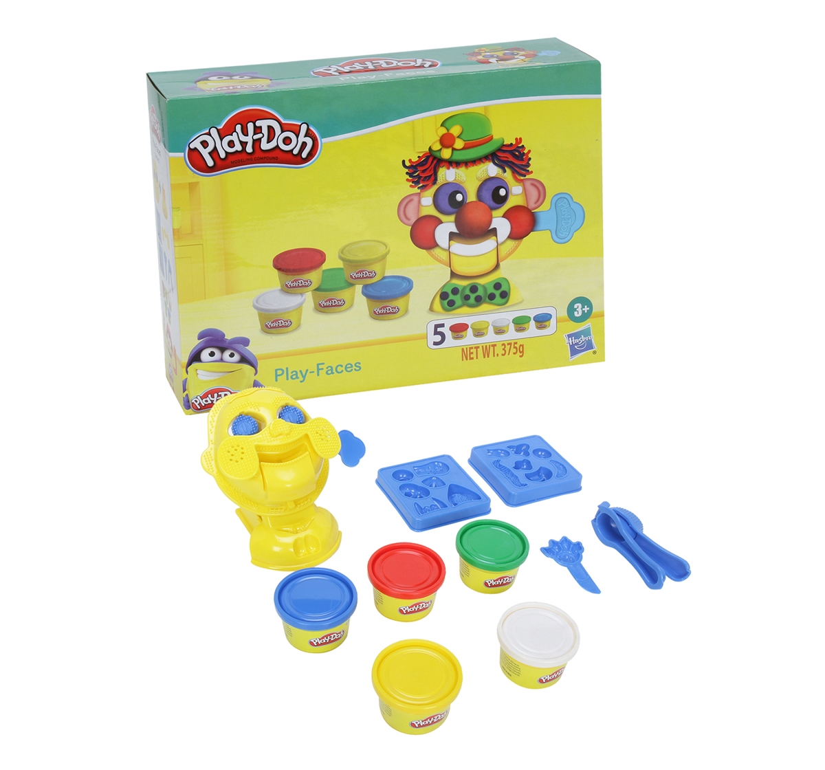 Play-Doh | Play Doh Play Faces Activity Toy for Kids 3Y+, Multicolour
