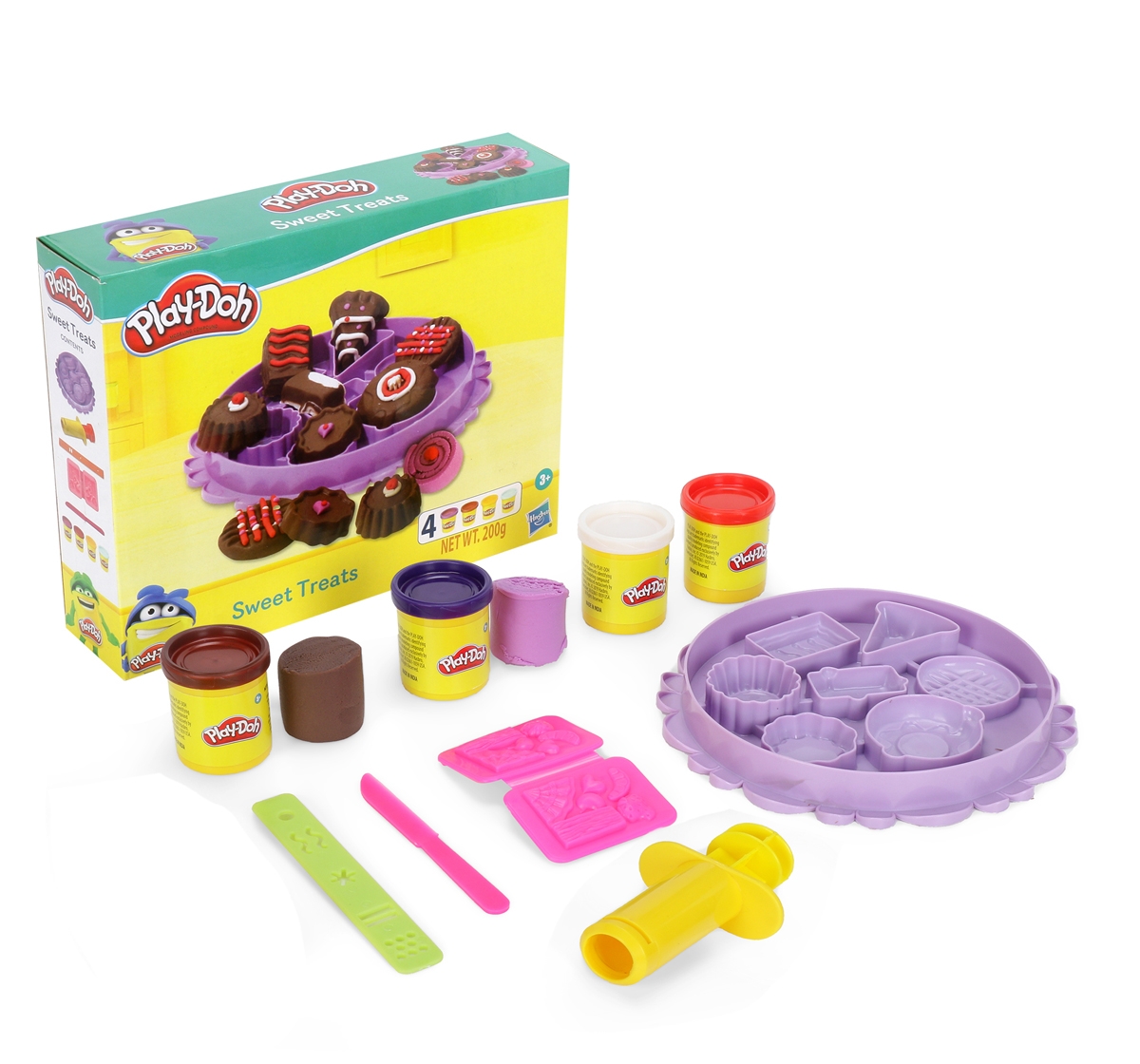 Play-Doh | Play Doh Sweet Treats Playset for Kids 3Y+, Multicolour