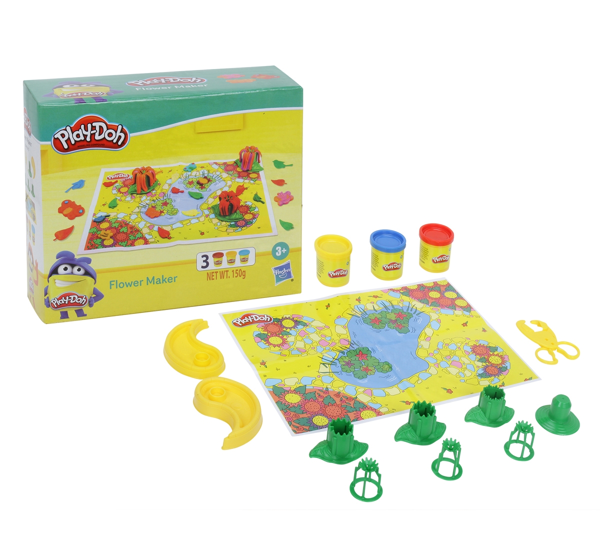 Play-Doh | Play Doh Flower Maker Toy for Kids 3Y+, Multicolour