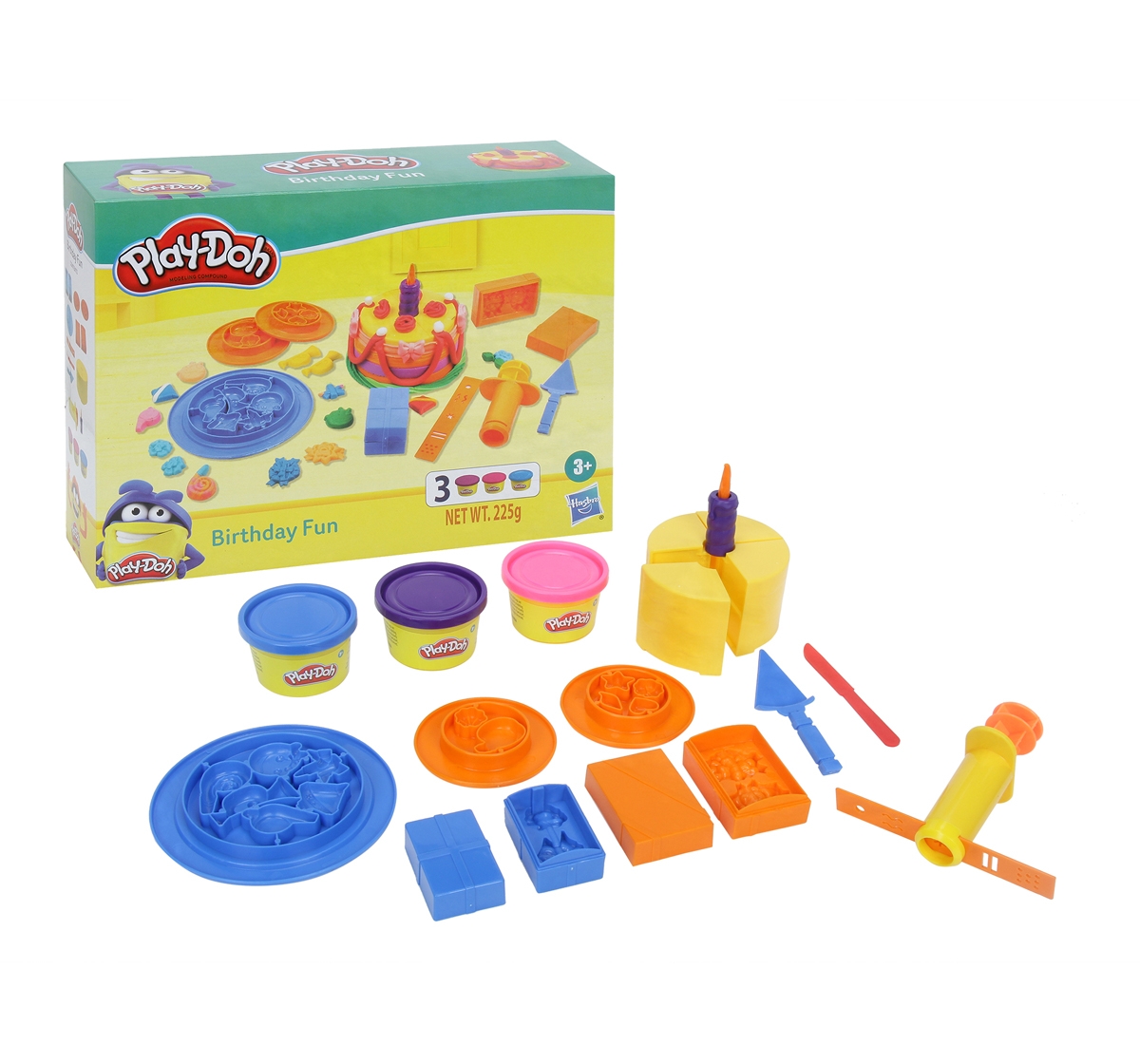 Play-Doh | Play Doh Birthday Fun Playset for Kids 3Y+, Multicolour